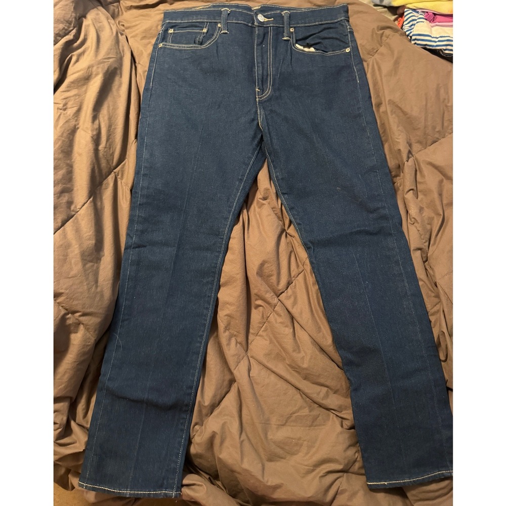 Levis 522 Slim Taper Jeans Mens 32x30 Dark Wash Indigo Denim Pants